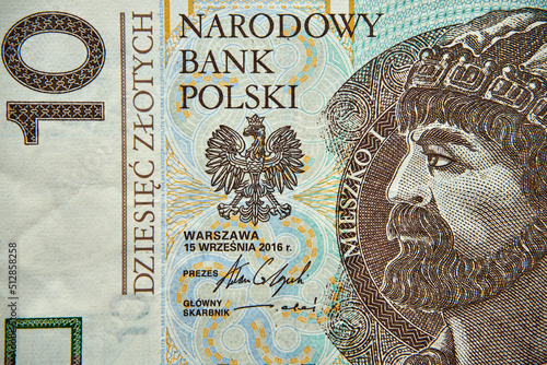 10 złotych, polski banknot photo