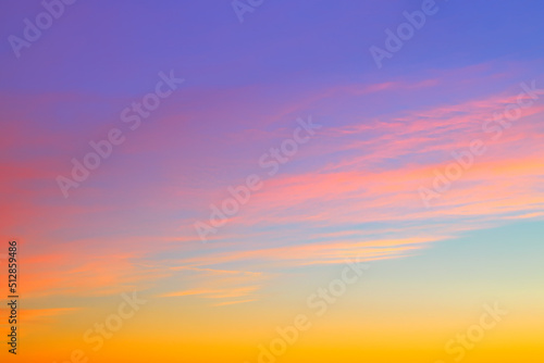 This is an ultra-quality photo that features sunset, sunrise time. Beautiful sky background image to make your 3D architectural renderings stand out and realistic. Evening sky, dusk clouds. 
