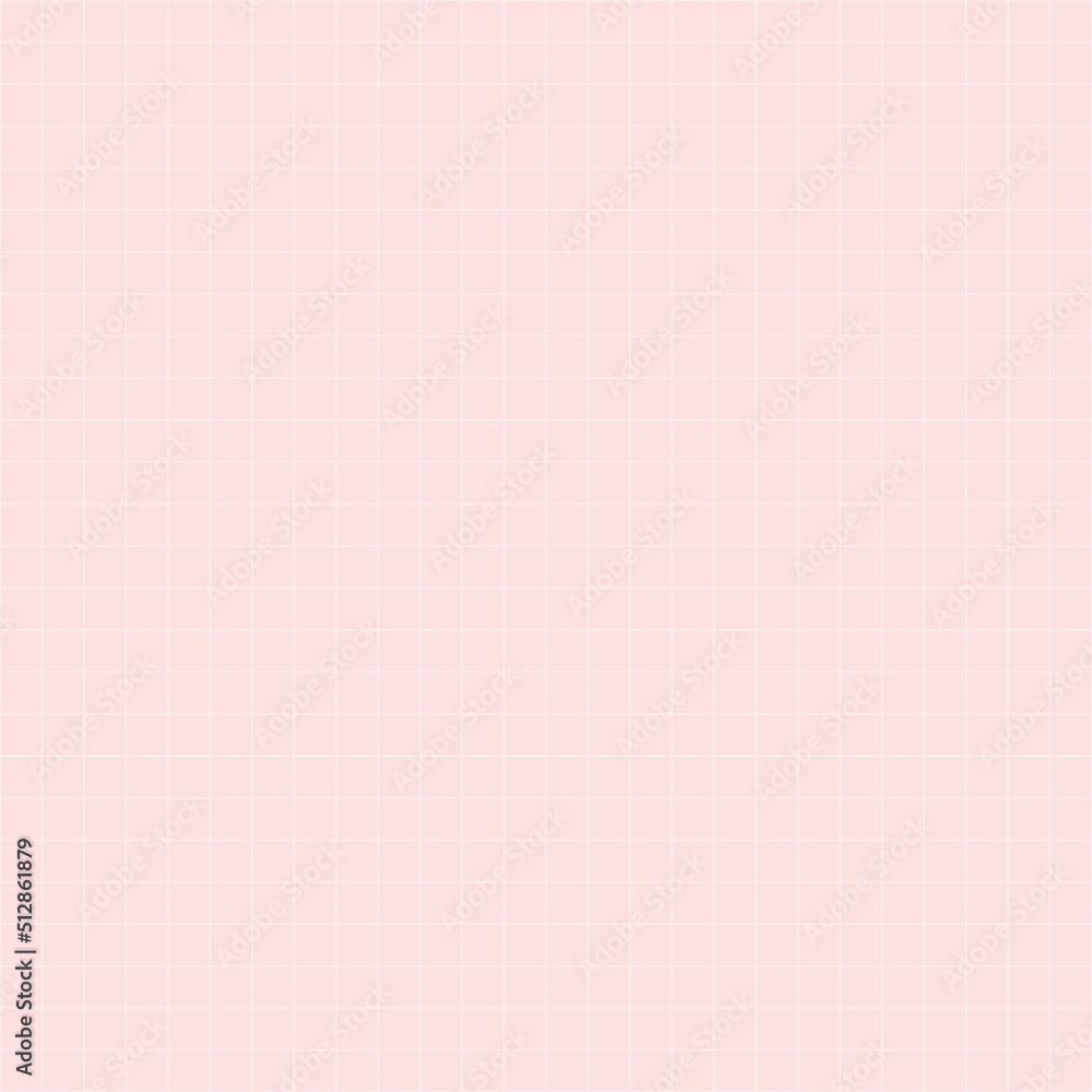 Square wide grid pattern art pink color in dotted line. Wide grid design for print. Seamless pattern of via acting of the cats. Graphic design for decorating, wallpaper, fabric and etc.