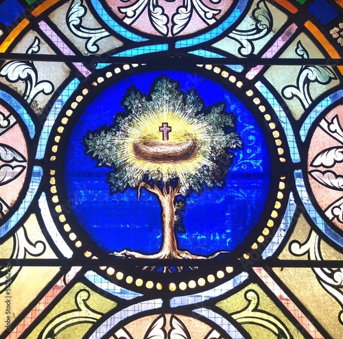stained glass window