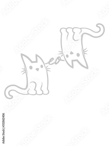 2 süße Katzen Meow 