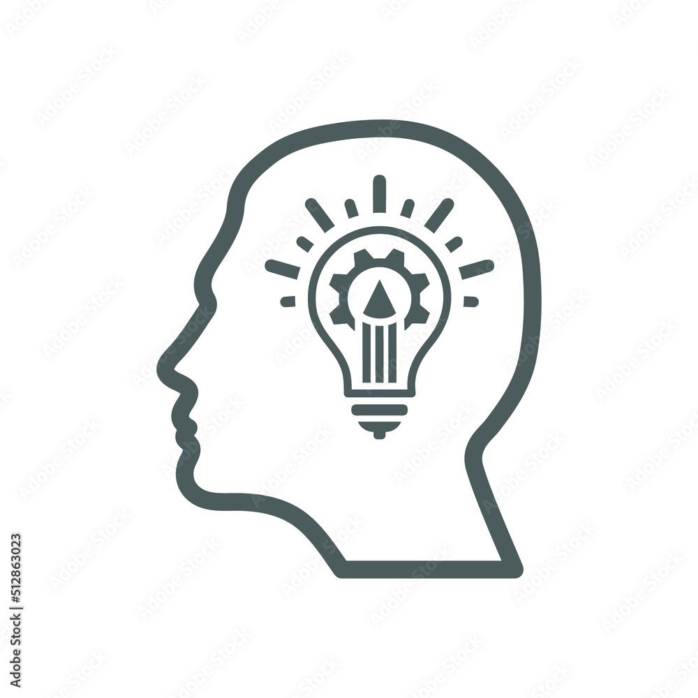 Bulb, idea, innovation icon. Gray vector graphics. Bulb, idea, innovation icon. Gray vector graphics.