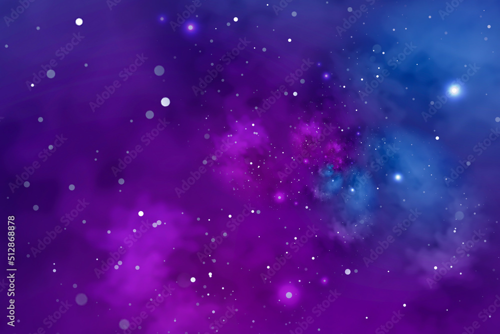 Galaxy stars. Abstract space background. Concept of galaxy, fantasy, and universe.