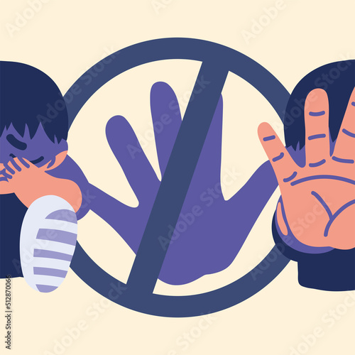 stop child abuse sign
