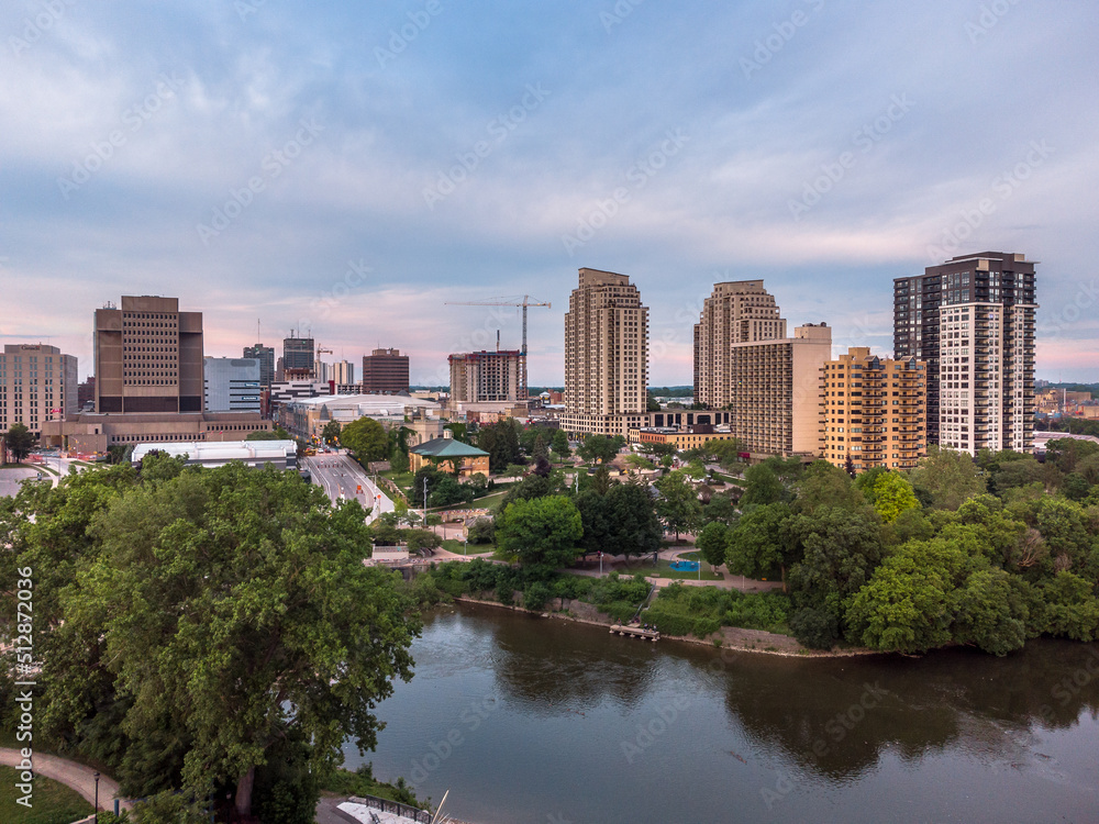 view of London Ontario downtown city