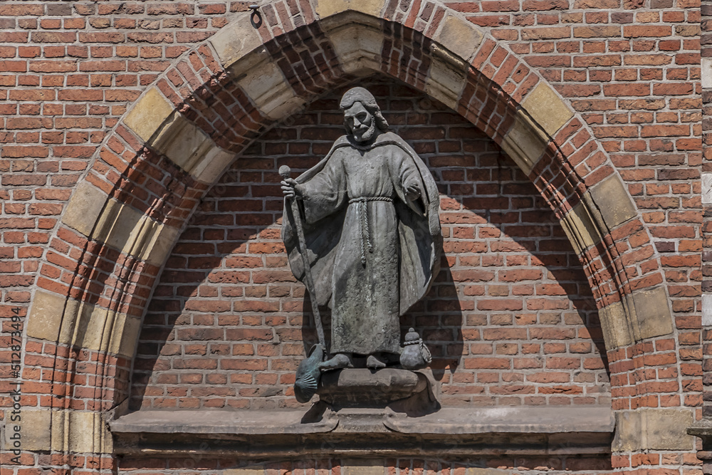 The Heilige Lodewijkkerk, also called the St. Louis Church, is a Roman Catholic church at the Steenschuur in Leiden. Leiden, South Holland, the Netherlands.