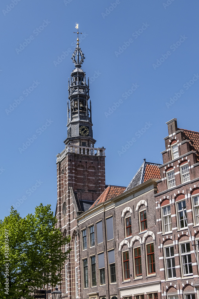 Obraz premium The Heilige Lodewijkkerk, also called the St. Louis Church, is a Roman Catholic church at the Steenschuur in Leiden. Leiden, South Holland, the Netherlands.