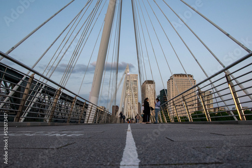 Jubilee bridge  London city