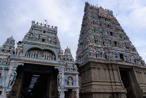 Kovilpatti, Tamilnadu India - May 16 2022: Shenbahavalli amman kovil or Sri Poovananathar Swamy Temple in kovilpatti