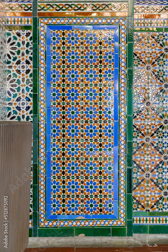 Moorish islamic tile design...