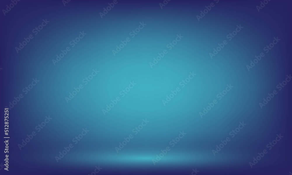 Magical night illumination blue room 3d background. Plain template. Secret studio illustration. Abstract graphic. vector Magical night illumination blue room 3d background. Plain template. Secret studio illustration. Abstract graphic. vector