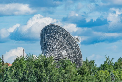 Radar by the forest.