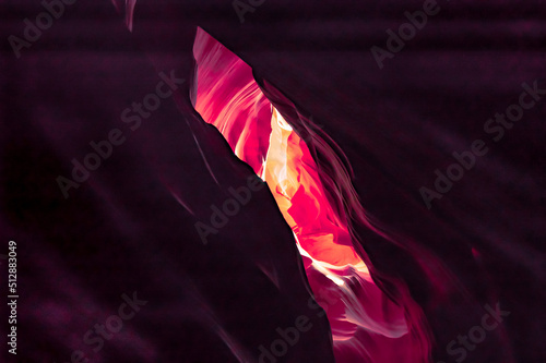 pleats, colours and deepness of Antelope Canyon, Page, Arizona