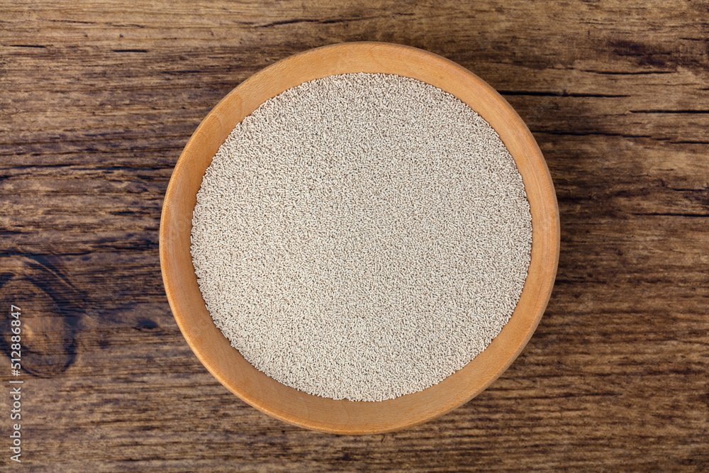 Dry Yeast in a Bowl Dry Yeast in a Bowl