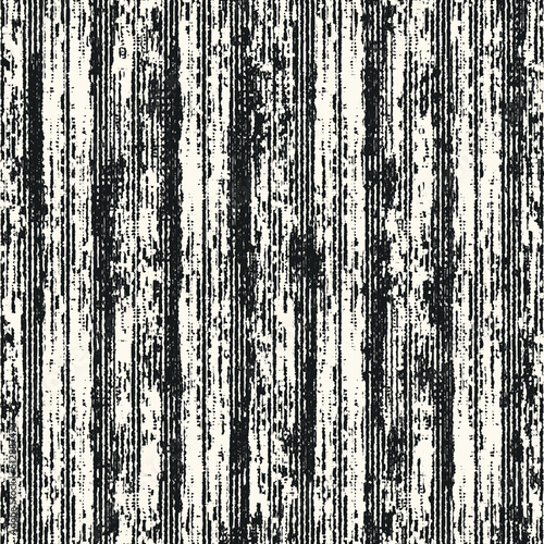 Monochrome Wood Grain Textured Distressed Striped Pattern