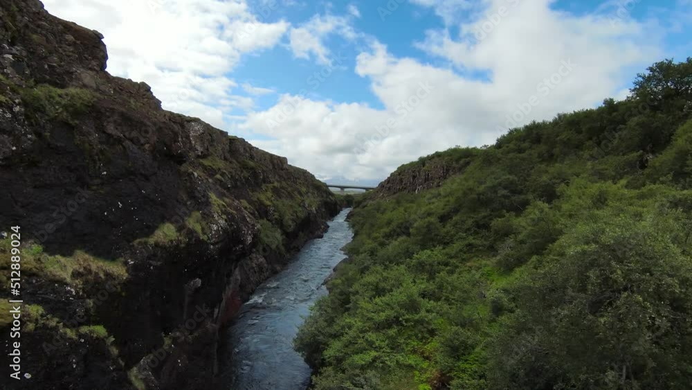 Iceland FPV 4K River and Bridge Iceland FPV 4K River and Bridge
