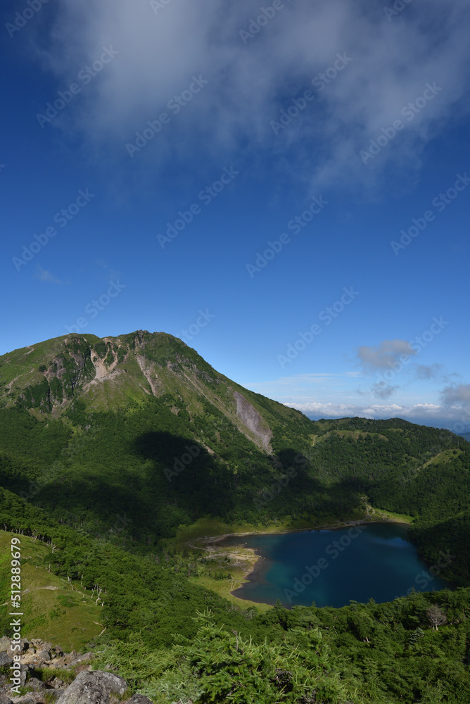 Obraz premium Mountain climbing in summer season
