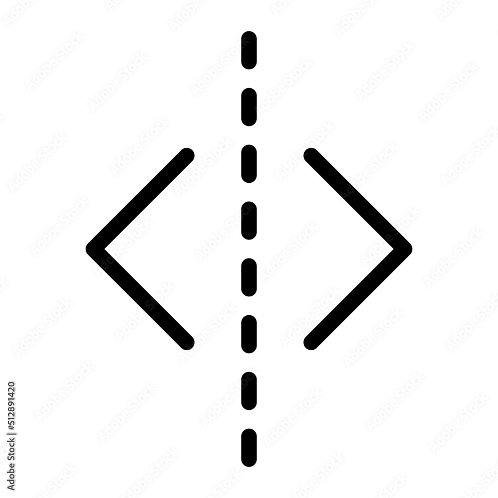 mirror line icon mirror line icon
