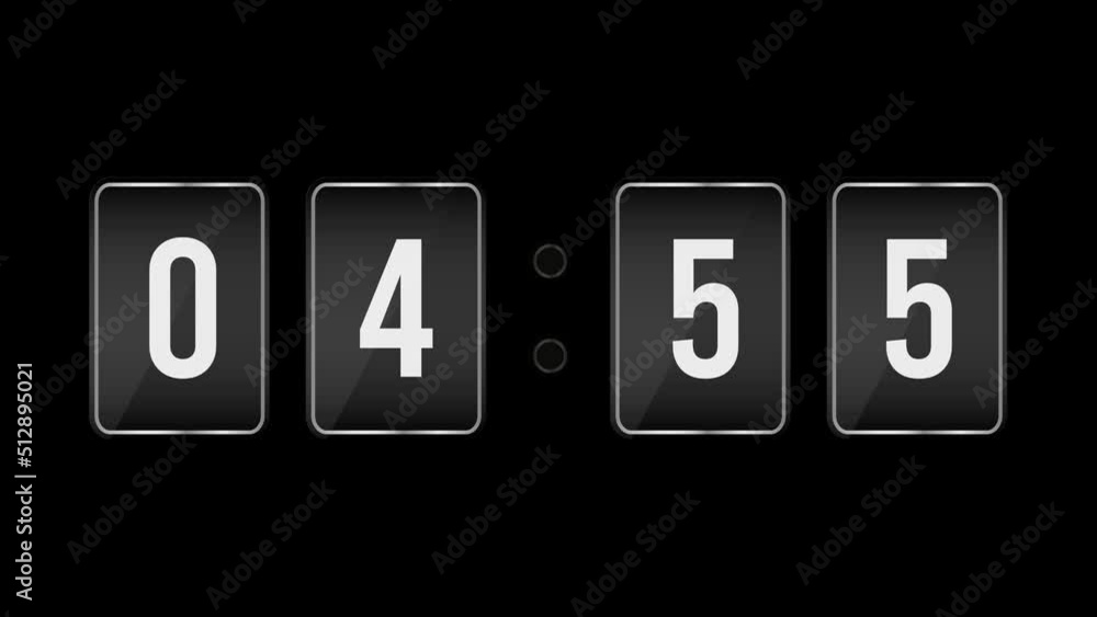 Special Clock 5 Minute Countdown Animation Timer Countdown Countdown 5