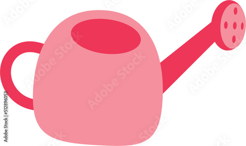 Watering Can Cartoon Illustration