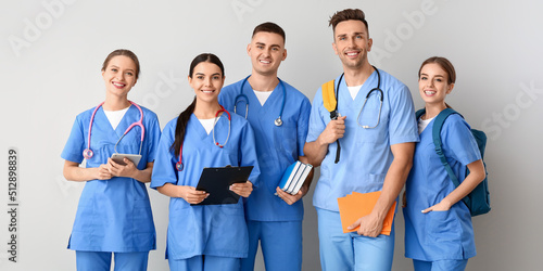 Group of medical students o...