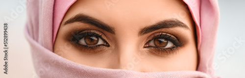 Portrait of beautiful Musli...