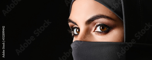 Portrait of beautiful Musli...