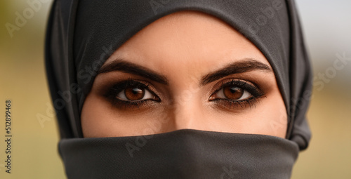 Portrait of beautiful Musli...
