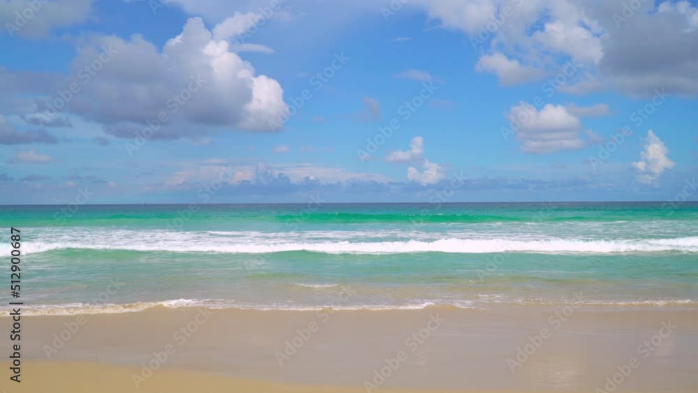 PHUKET THAILAND SEA BEACH (Low angle vie) Beautiful landscape beach sea in good weather day. Sand blue seawater blue sky background Nature and travel concept. PHUKET THAILAND SEA BEACH (Low angle vie) Beautiful landscape beach sea in good weather day. Sand blue seawater blue sky background Nature and travel concept.
