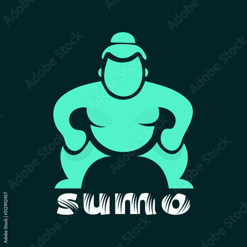 It is a simple minimalist sumo vector design for all uses