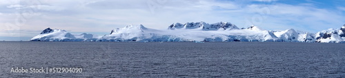 Wallpaper Mural Panorama of snow covered mountains at Portal Point, Antarctica Torontodigital.ca