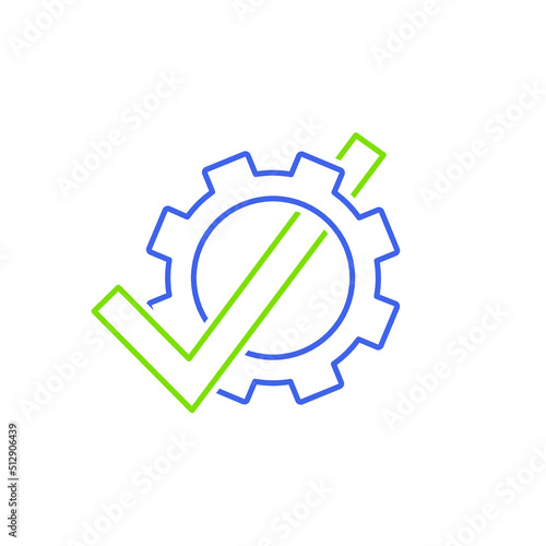 Soft skills. Vector linear icon isolated on white background.