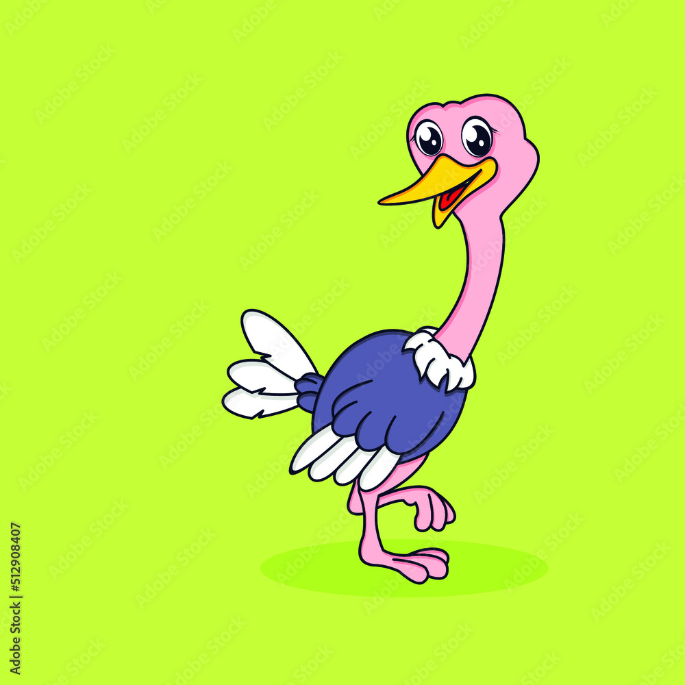 flat cartoon style. animal nature icon concept isolated flat cartoon style. animal nature icon concept isolated