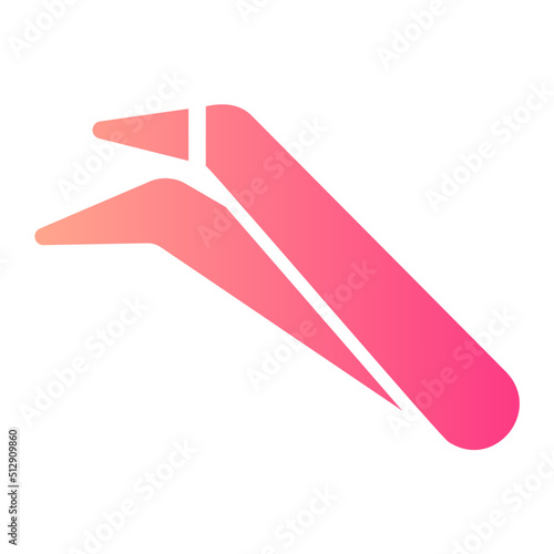 tweezers gradient icon