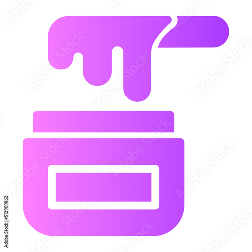 waxing gradient icon
