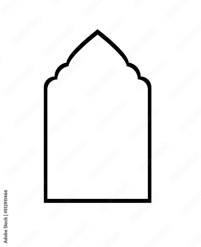 Islamic Arch Illustration Islamic Arch Illustration