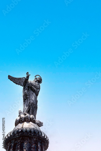 Ecuador  Quito  the Virgen del Panecillo statue