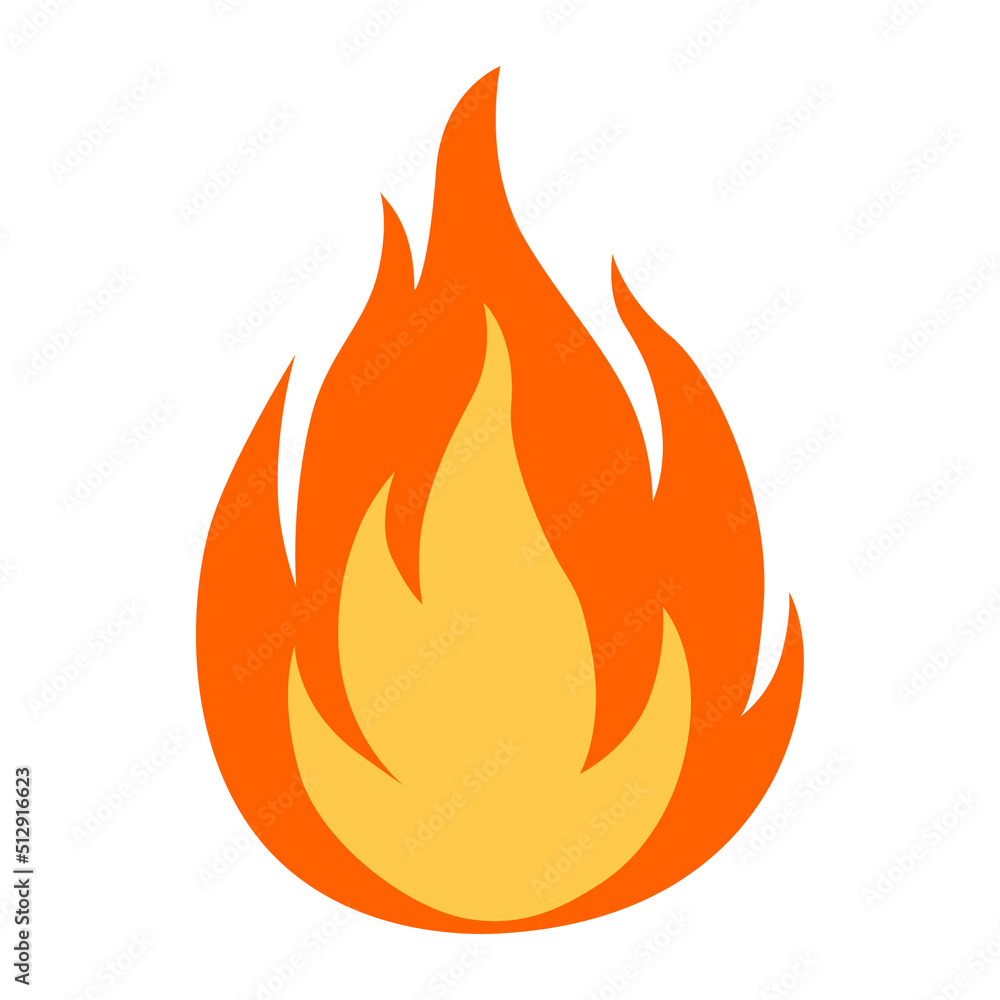 fire icon flames vector sign illustration isolated fire icon flames vector sign illustration isolated