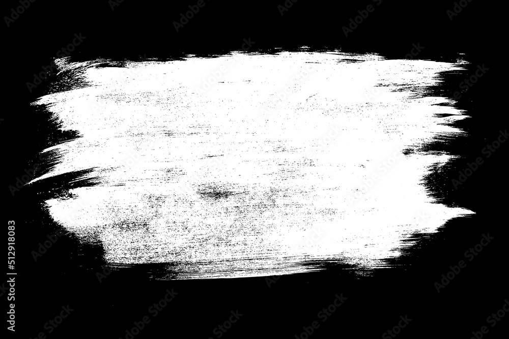 Scribble hand drawn in chalk on black background. Monochrome stain element. Digitally generated image. Vector illustration, Eps 10.