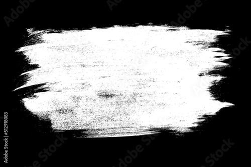 Obraz na płótnie Scribble hand drawn in chalk on black background. Monochrome stain element. Digitally generated image. Vector illustration, Eps 10. w salonie