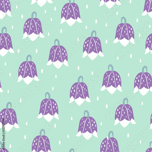  Flower, plants ,botanical ,seamless pattern vector design for fashion,fabric,wallpaper. Cute pattern in flower. Colorful flowers. 