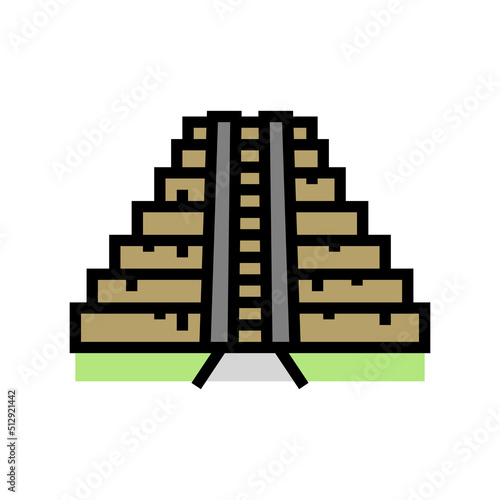 prasat thom color icon vector. prasat thom sign. isolated symbol illustration