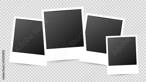 Photo layout frame vector .isolated on transparent background   ,Vector illustration EPS 10