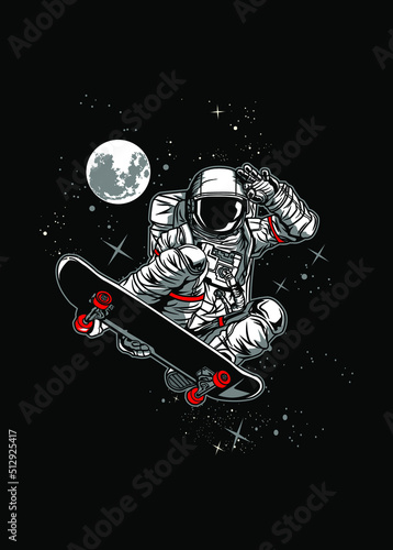 ASTRONAUT SKATEBOARD
