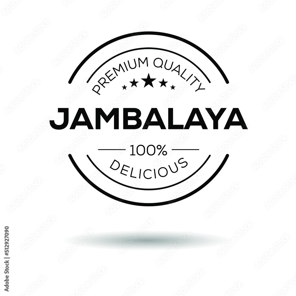 Creative (Jambalaya) logo, Jambalaya sticker, vector illustration. Stock Vector Adobe Stock