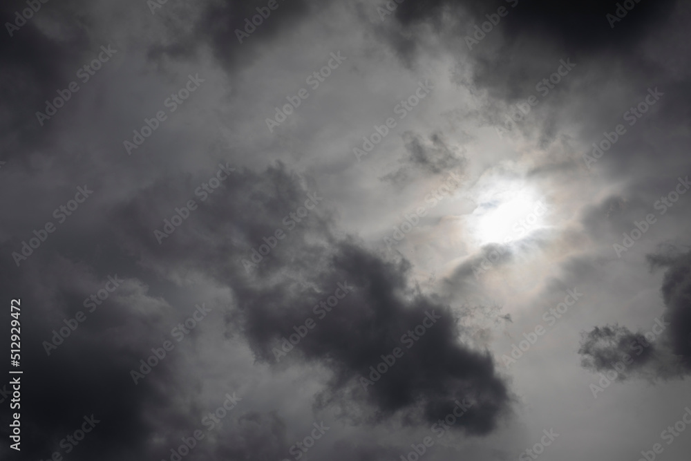 Clouds in sky. Weather conditions. Atmosphere in summer. Clouds in sky. Weather conditions. Atmosphere in summer.