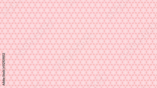 細かなひし形の掛け合わせパターン背景素材，ピンク