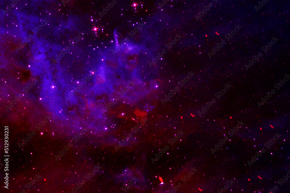 Beautiful space nebula. Elements of this image furnished by NASA