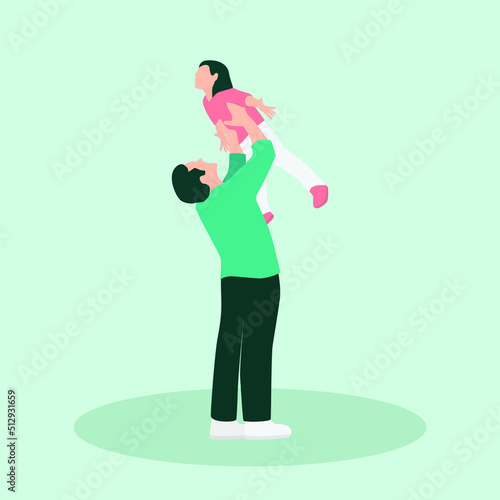 Cheer Up Kids Vector Illustration