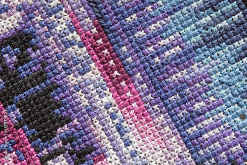 Cross stitch embroidery background